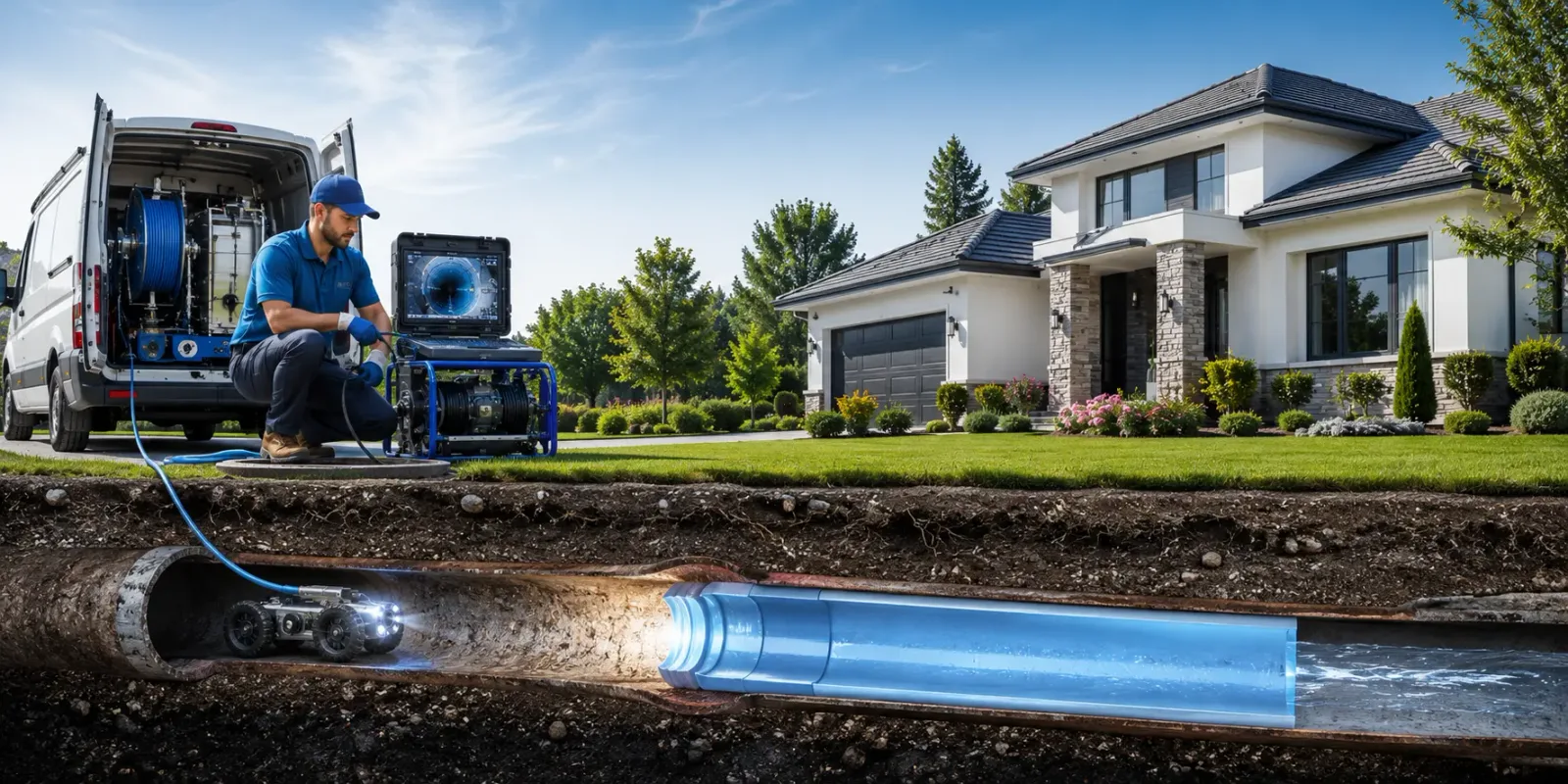 Pipe Relining information for New Sweden, ME